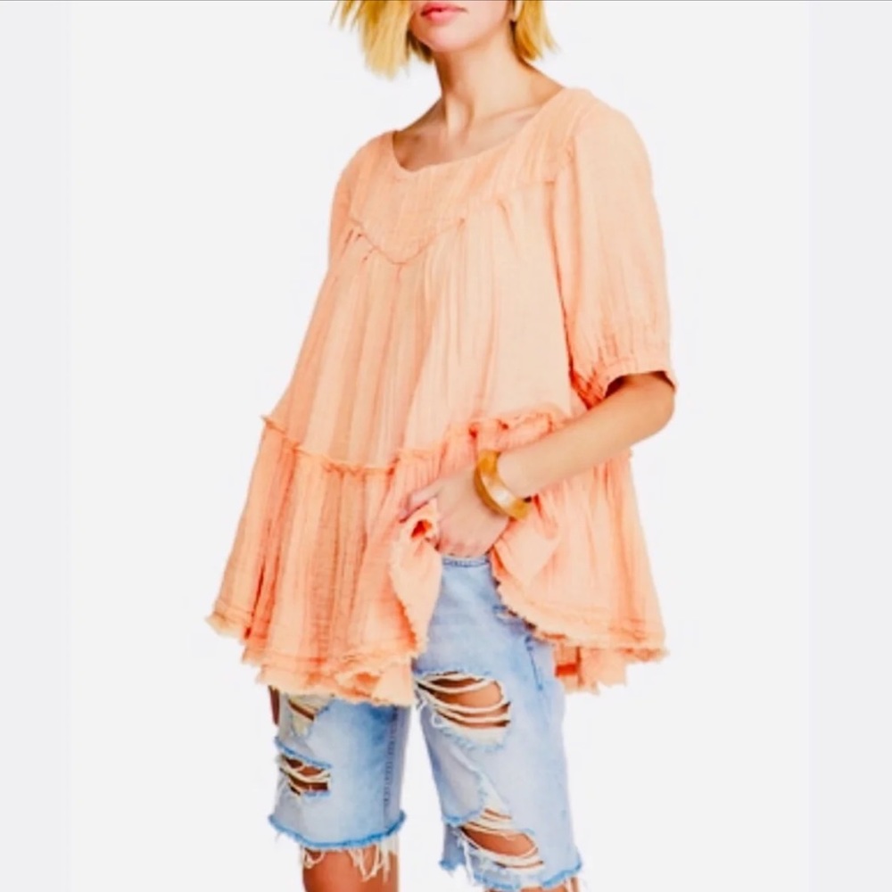 Free People Billow Sleeve Boho Tunic